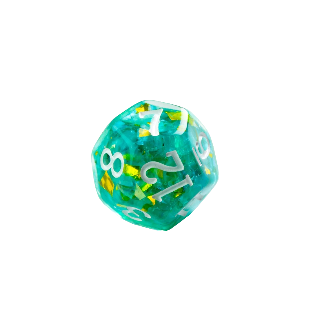 Gamegenic | Dice Candy-like Series Mint | RPG Dice Set (7pcs)