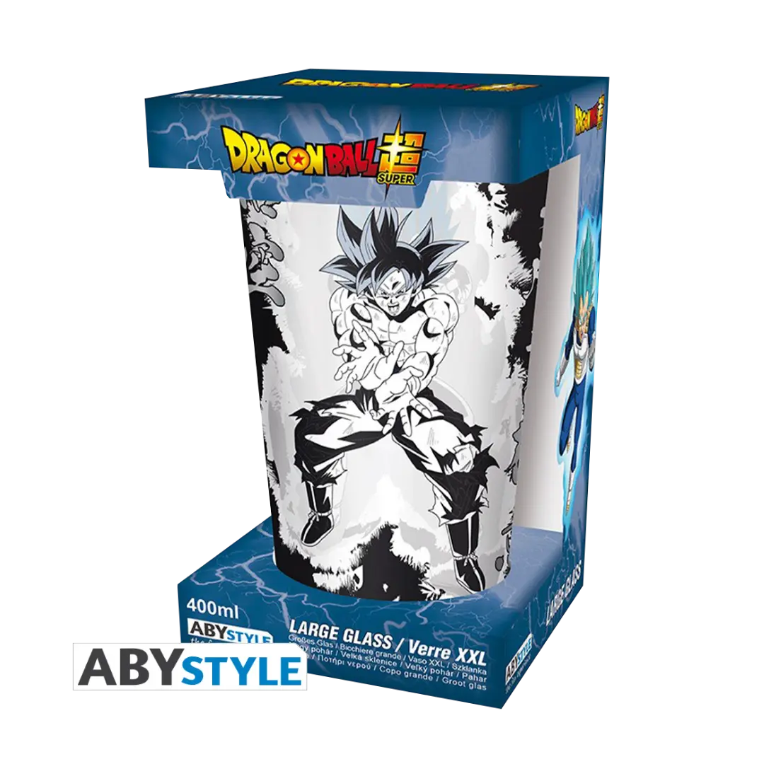 DRAGON BALL SUPER - Premium Large Glass - 400ml- Goku/Vegeta - box