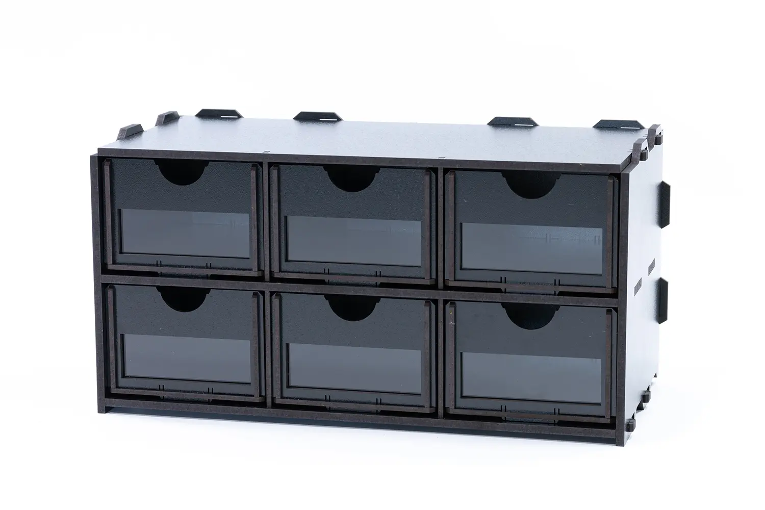 Kraken Wargames | Schrank mit 6 Schubladen | Black Rack