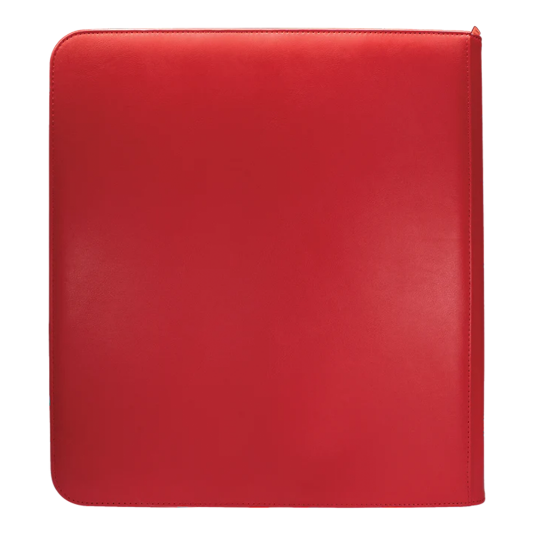 Ultra Pro | Vivid - Red | 12-Pocket Zippered PRO-Binder