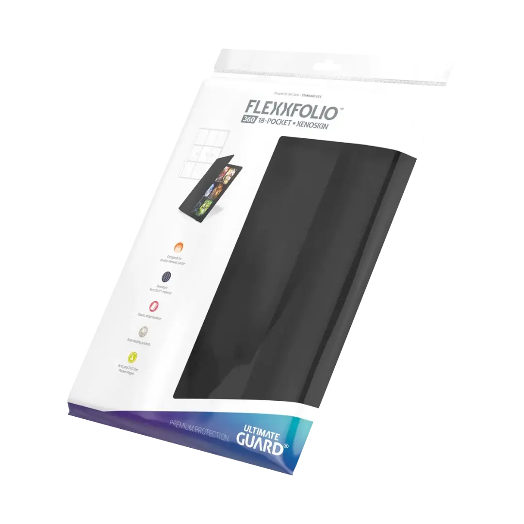 Ultimate Guard | Flexxfolio 360 | XenoSkin (18-Pocket) Binder Schwarz