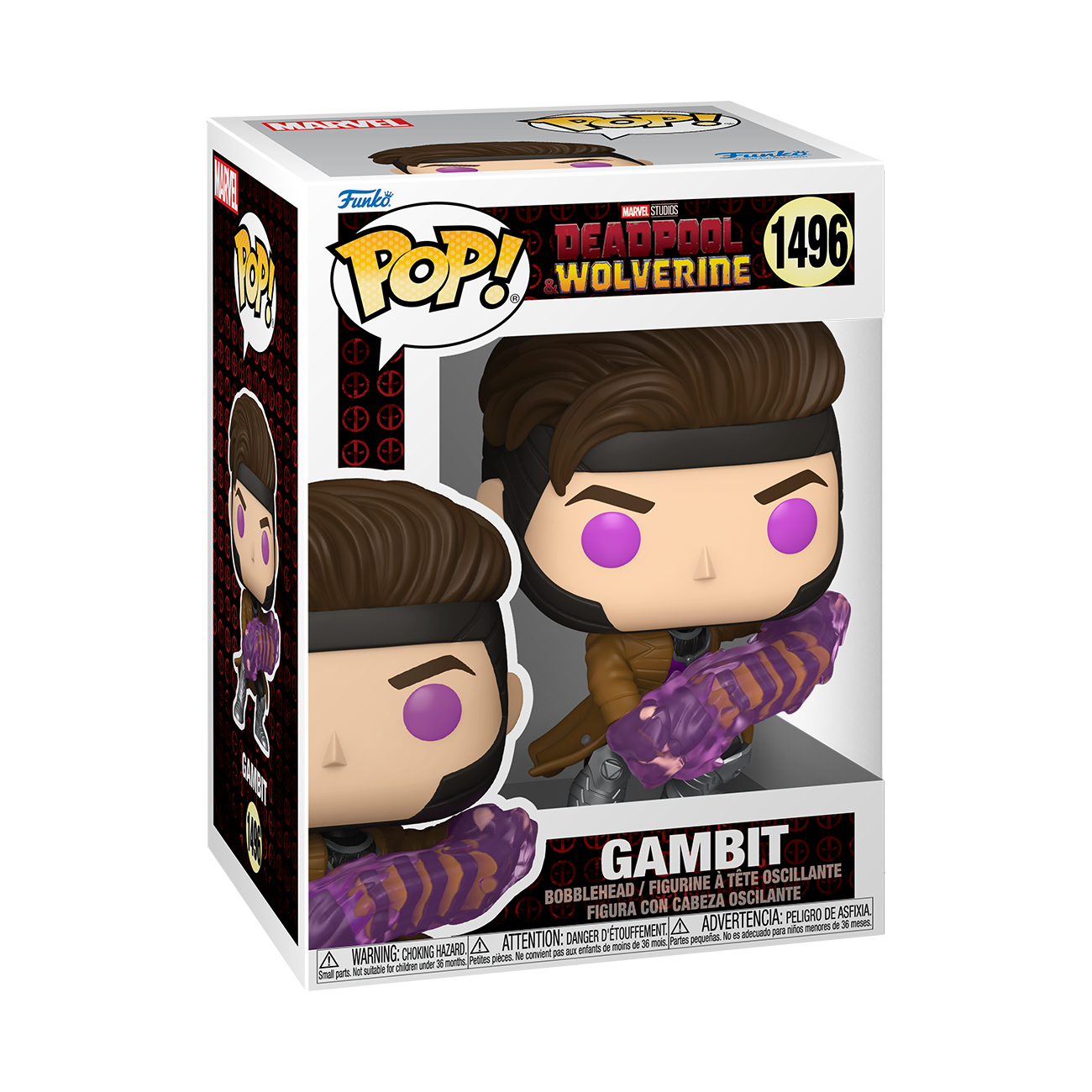 POP! Marvel: Gambit with Charged Cards - Marvel