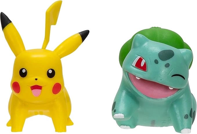 Jazwares: Pokémon Battle Figure First Partner - Bulbasaur & Pikachu 2-Pack