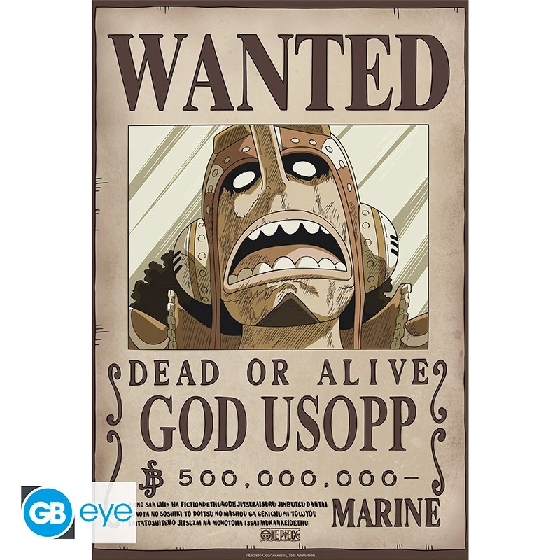 One Piece | Chibi Poster (52 x 38cm) Wanted Usopp Wano | Poster