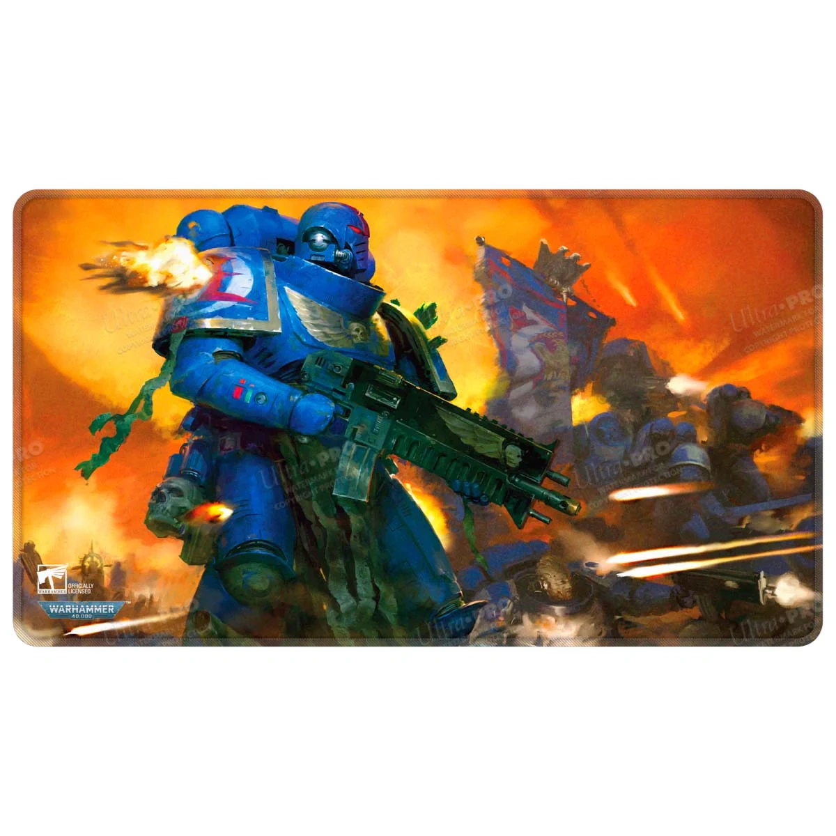 Ultra Pro | Warhammer 40,000 Space Marines Adeptus Astartes | Stitched Edge Playmat