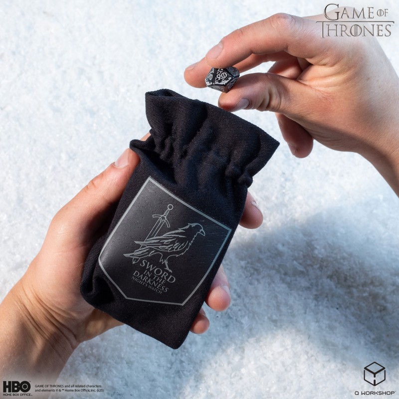 Q Workshop | Night's Watch | Game Of Thrones Dice Pouch
