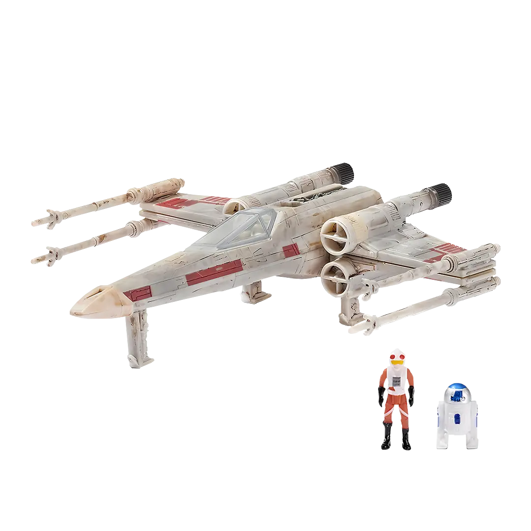 Jazwares: Star Wars - Luke Skywalker - X-Wing - Raumschiff 13cm (inklusive 2 Spielfiguren)