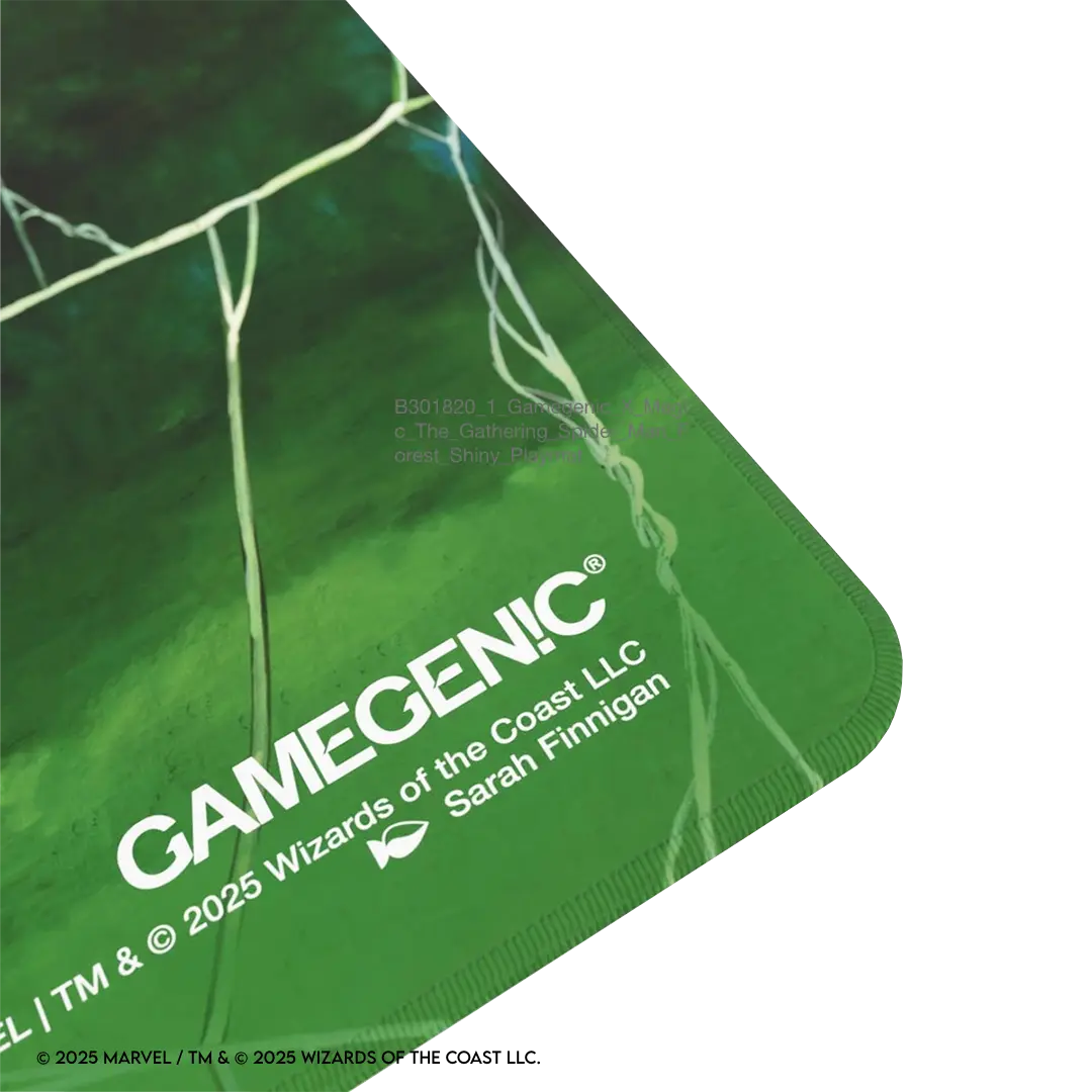 Gamegenic | Magic: The Gathering - Spider-Man / Forest | Shiny Playmat