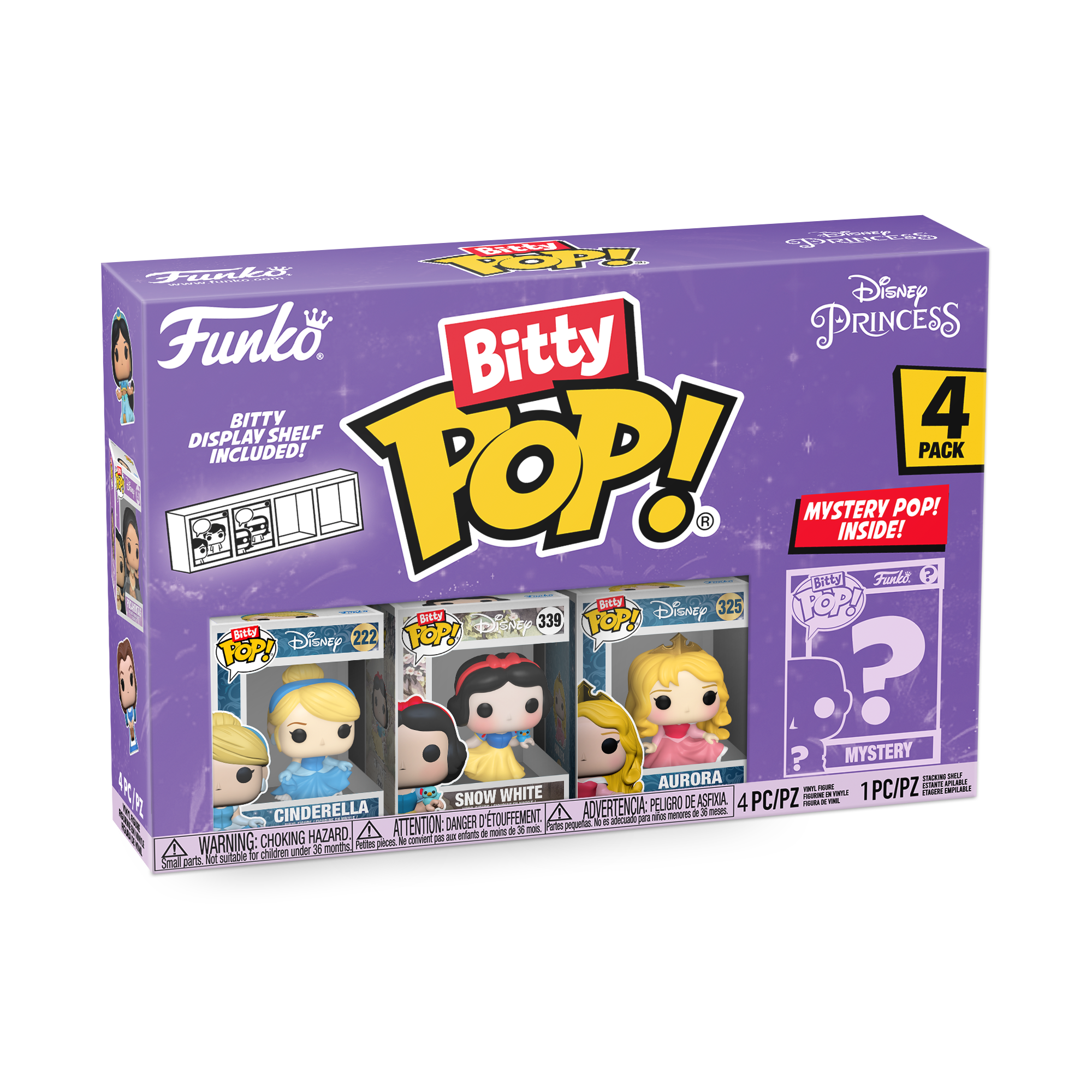 Bitty POP!: Cinderella 4-Pack - Disney Princess