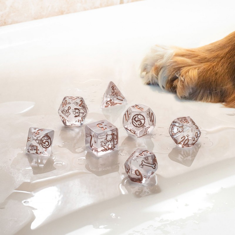 Q Workshop | Bubbles | Dogs Dice Set