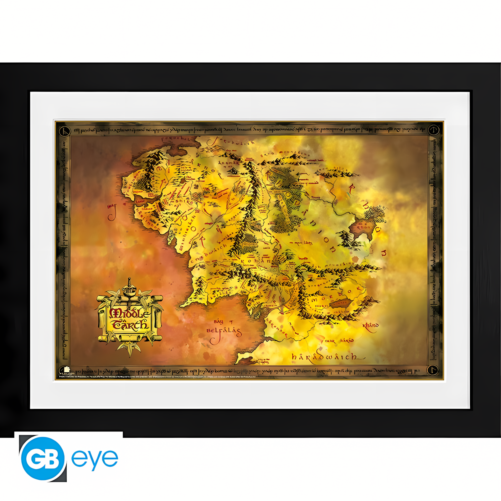 Abysse: Lord of the Rings - Framed Print (30 x 40cm) - Middle Earth