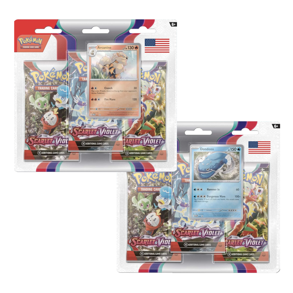 Pokémon TCG: Scarlet & Violet (SV1) - 3er Blister (EN) Pokémon TCG: Scarlet & Violet (SV1) - 3er Blister (EN)