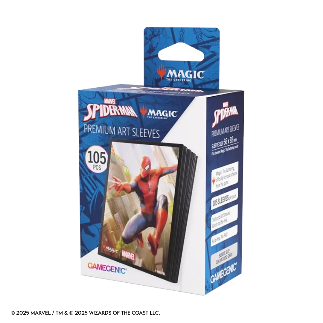 Gamegenic | Magic: The Gathering - Spider-Man / Spider-Man | Premium Art Sleeves (105 Stück)