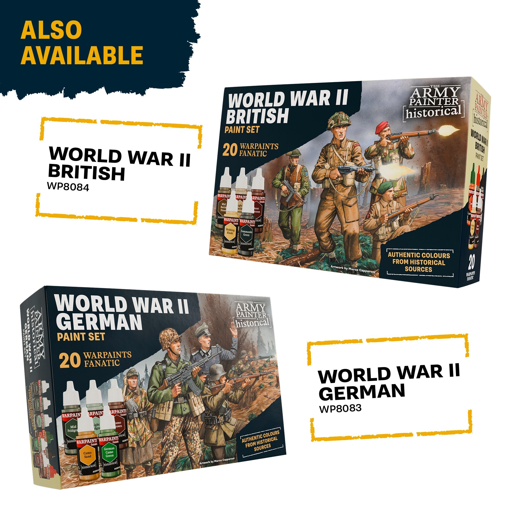 The Army Painter - WWII American - Historical Paint Set