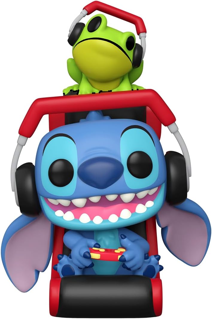POP! Tees: Gmr Stitch mit Frosch - Lilo & Stitch - L