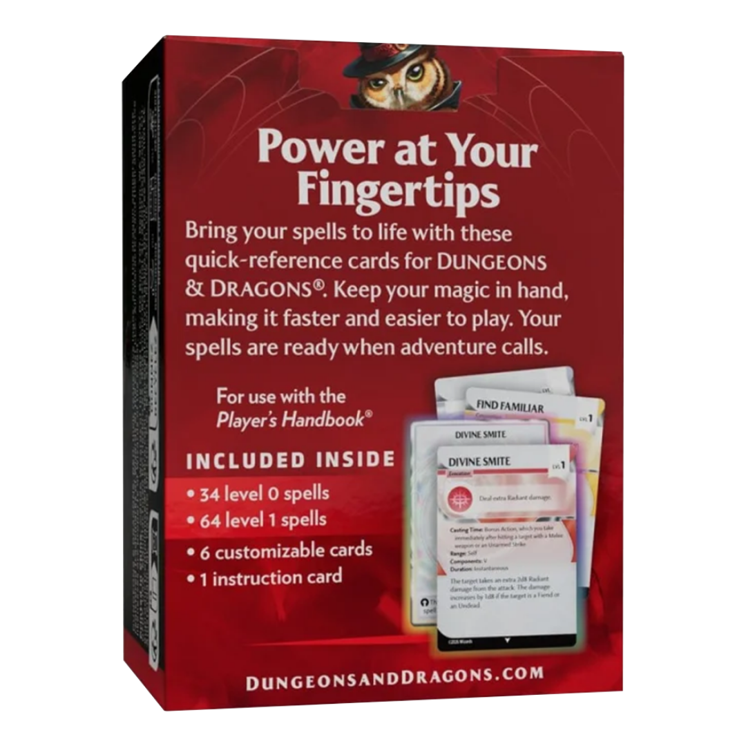 Dungeons & Dragons | Spells Lvl 0-1 | Reference Cards (EN)