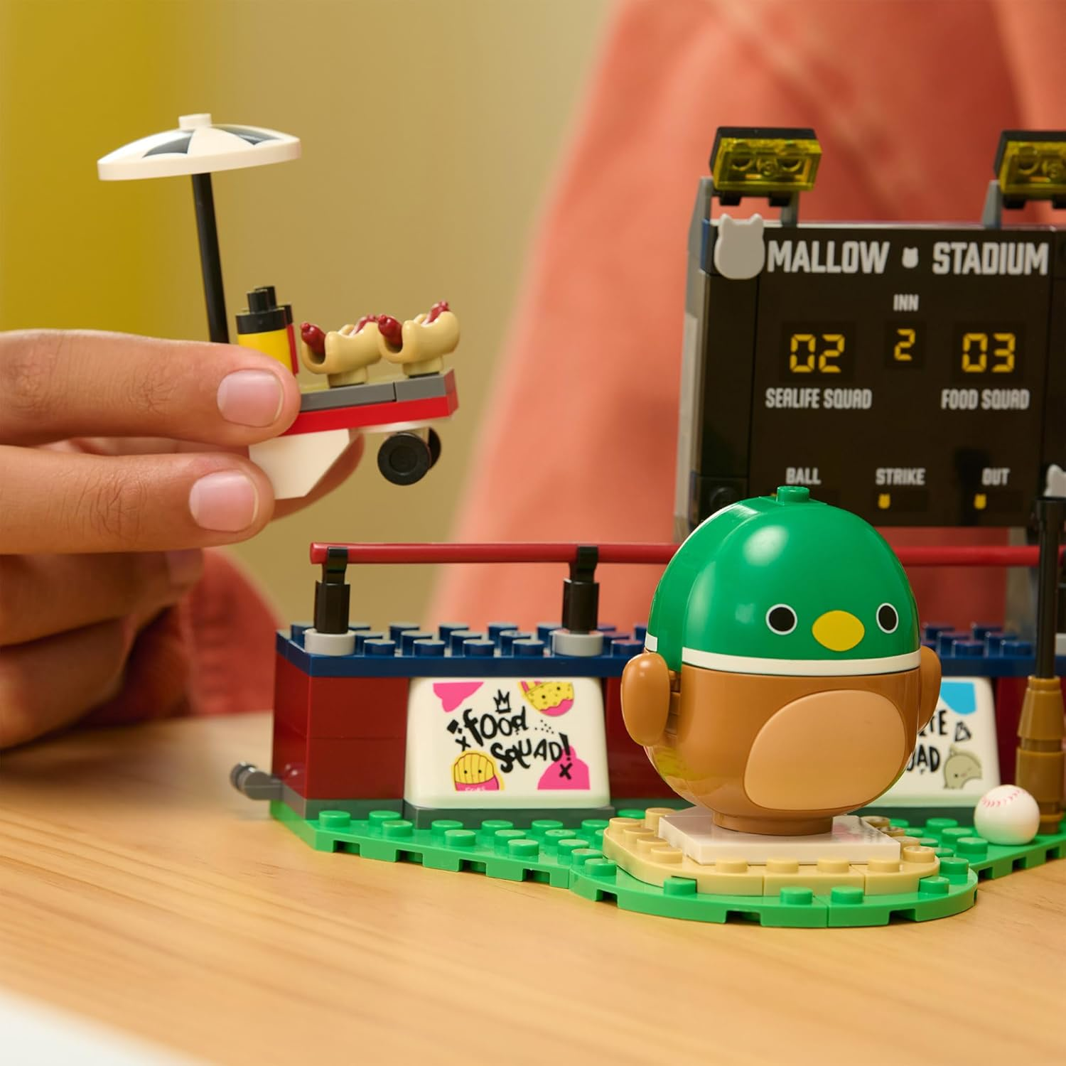 Squishmallows | BLDR Building Set | Avery's Ballgame With Avery (INTL)