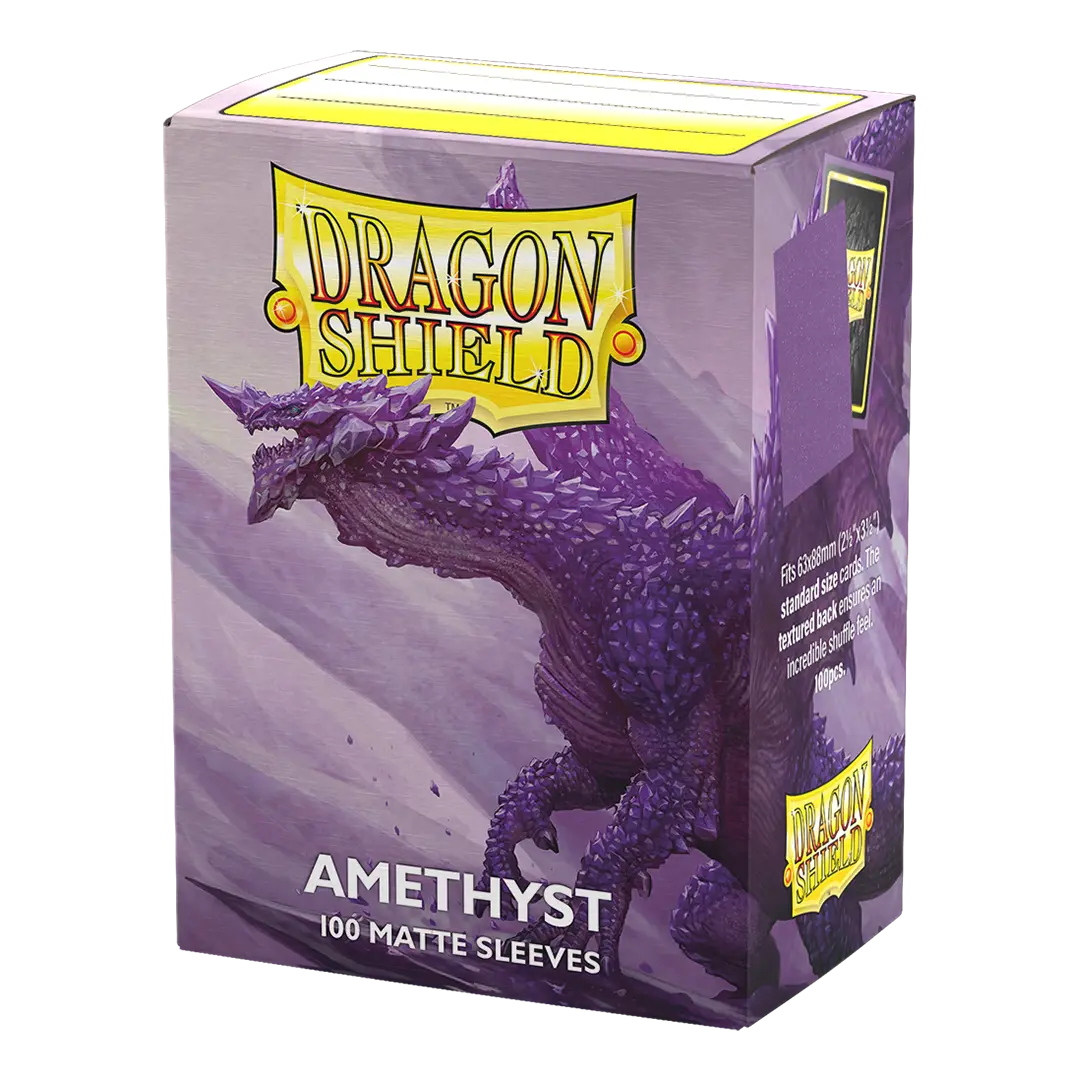 Dragon Shield: Amethyst - Matte Sleeves - Standard Size