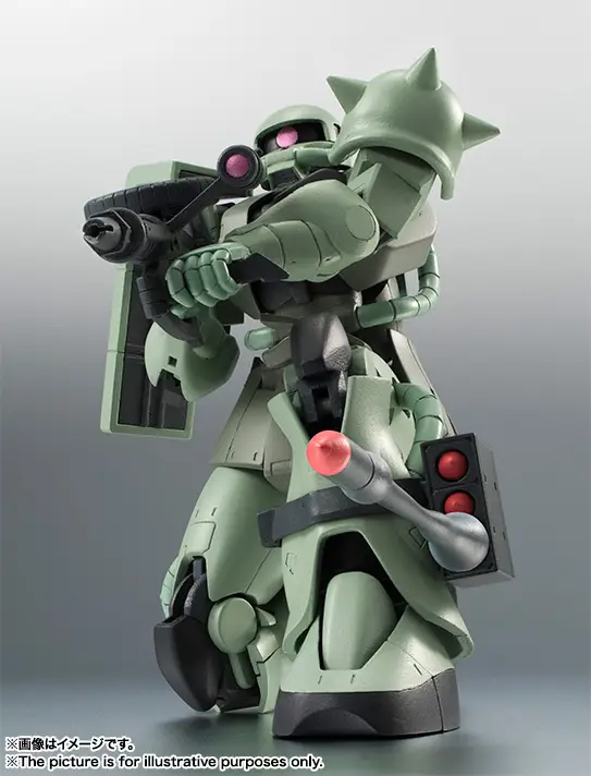 Tamashii Nations | MS-06 Zaku (Version A.N.I.M.E. Reissue) The Robot Spirits (13cm) | Gundam