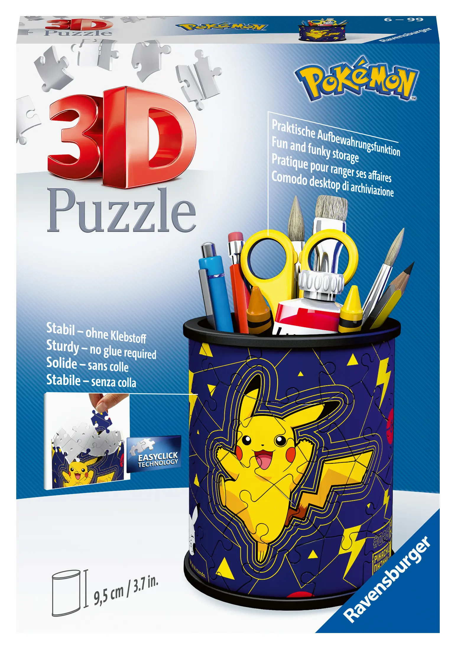 Ravensburger | Pokémon Pikachu Utensilo | 54 Teile 3D Puzzle