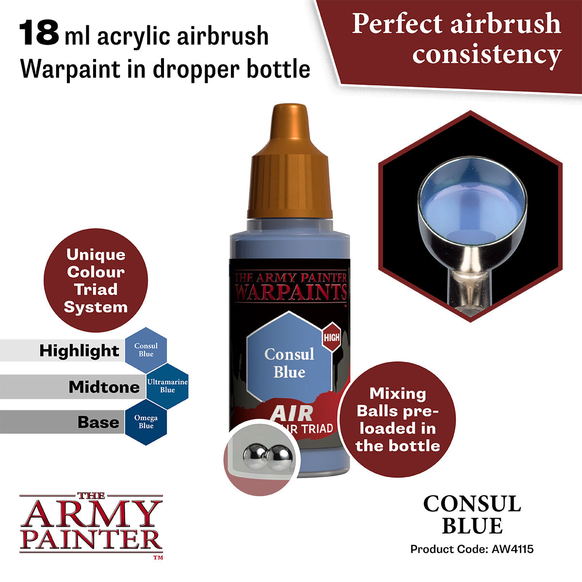 The Army Painter - Consul Blue - Warpaints Air