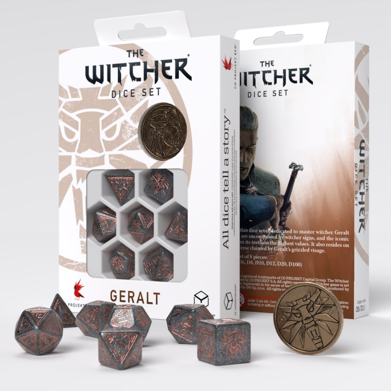 Q Workshop | Geralt - Price Of Neutrality | The Witcher Dice Set