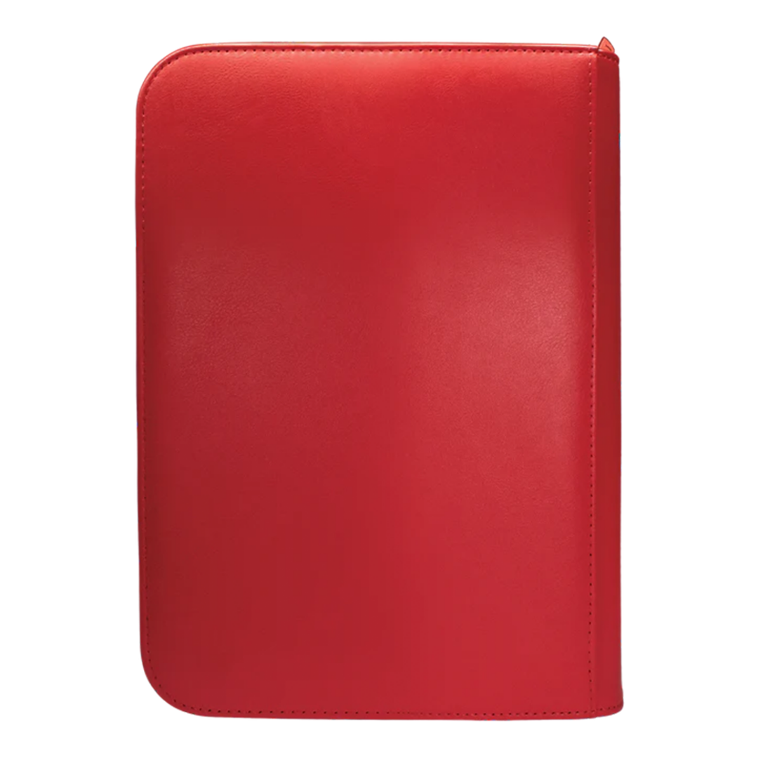 Ultra Pro | Vivid - Red | 4-Pocket Zippered PRO-Binder