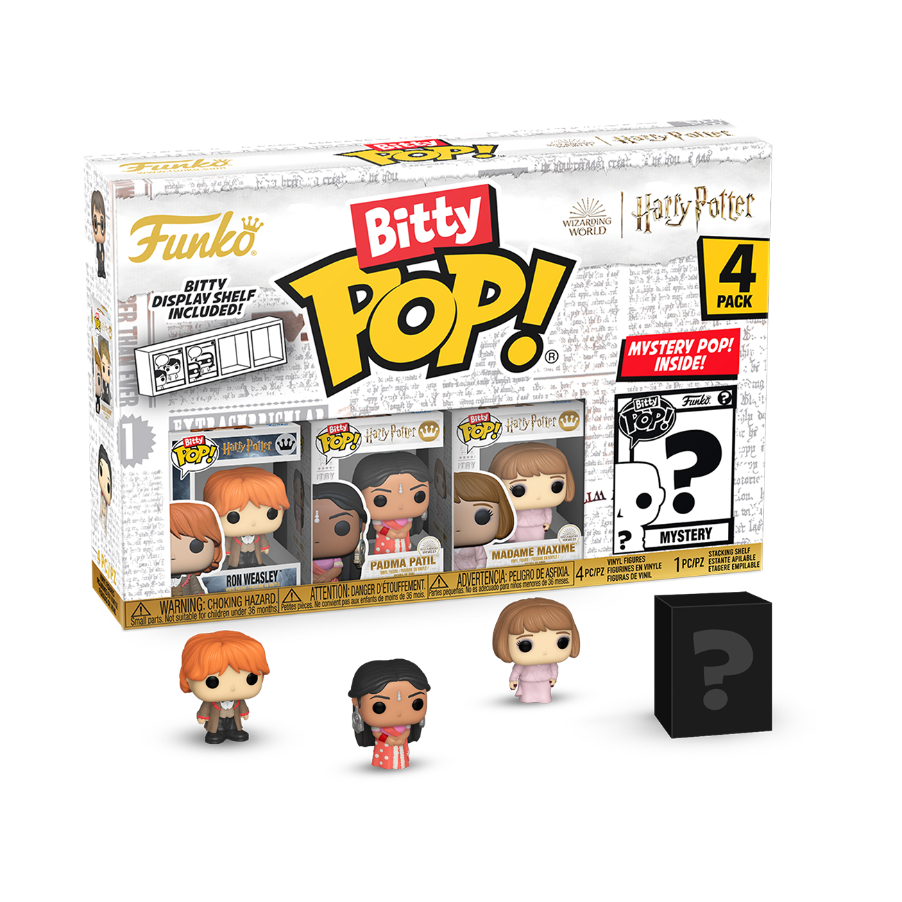 Bitty POP!: Ron 4-Pack - Harry Potter