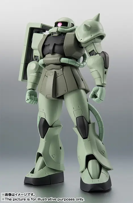 Tamashii Nations | MS-06 Zaku (Version A.N.I.M.E. Reissue) The Robot Spirits (13cm) | Gundam
