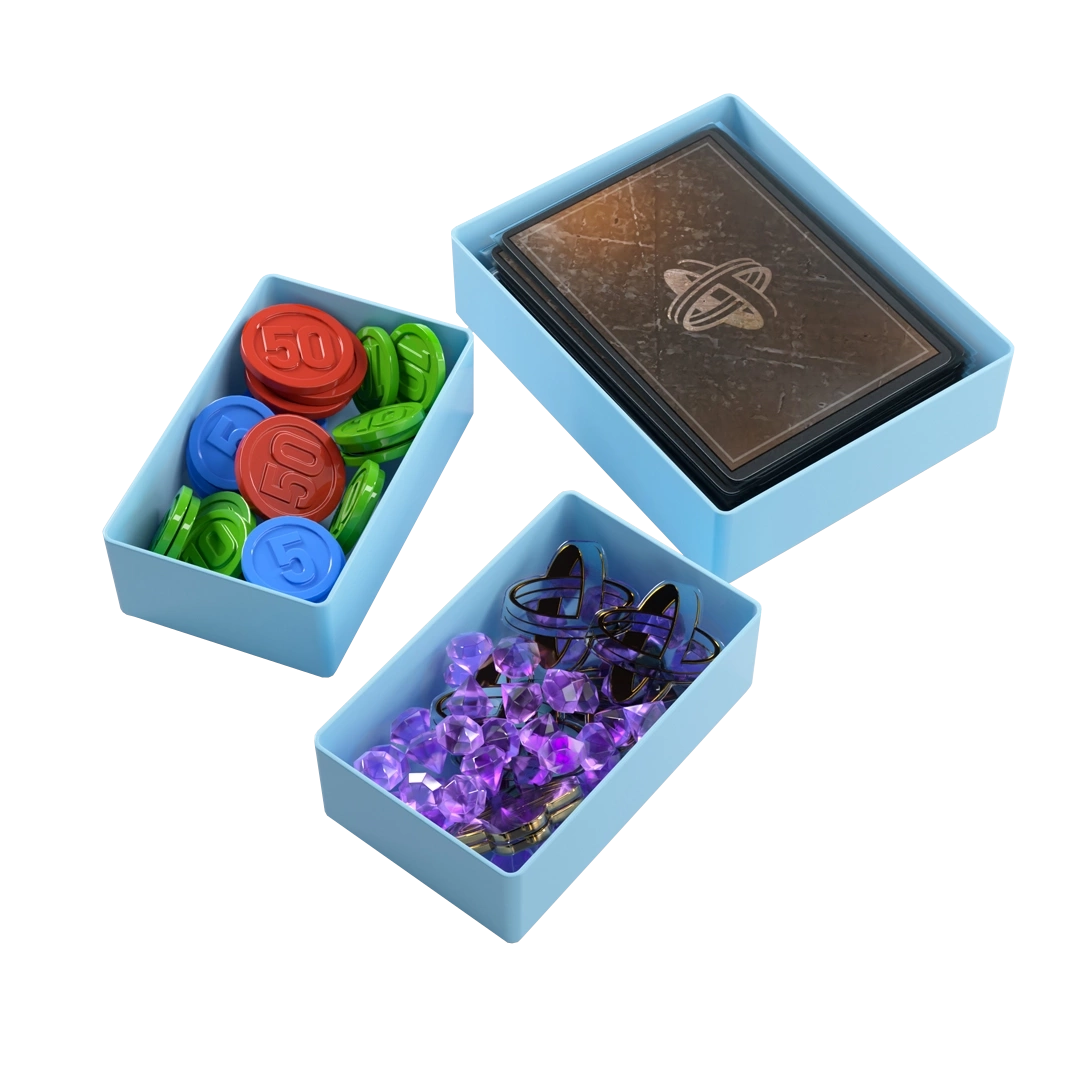 Gamegenic | Token Silo Card Add-on | Blue
