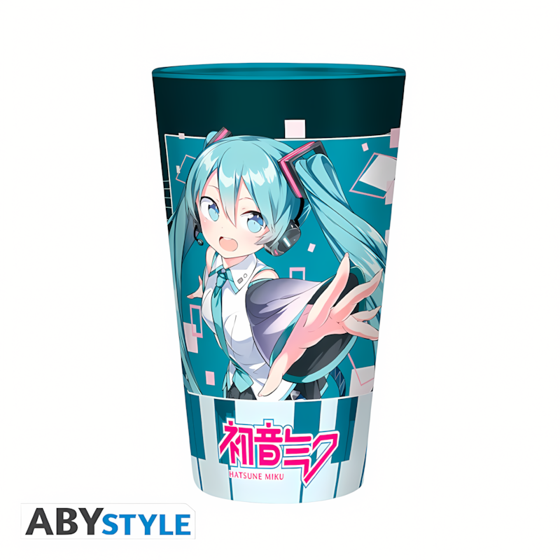 Hatsune Miku | Musical City | Large Glass (400ml)