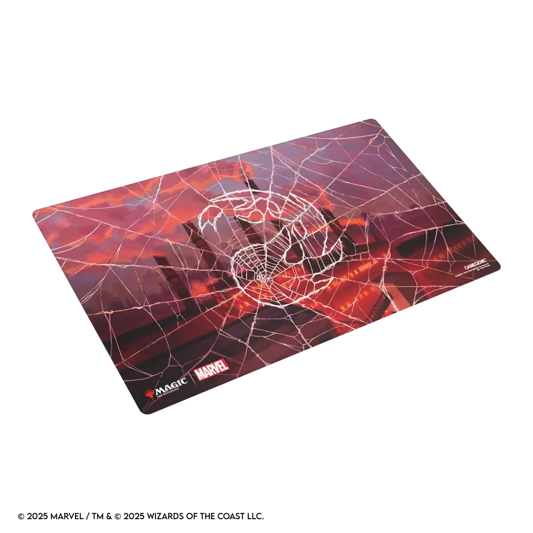 Gamegenic | Magic: The Gathering - Spider-Man / Mountain | Shiny Playmat