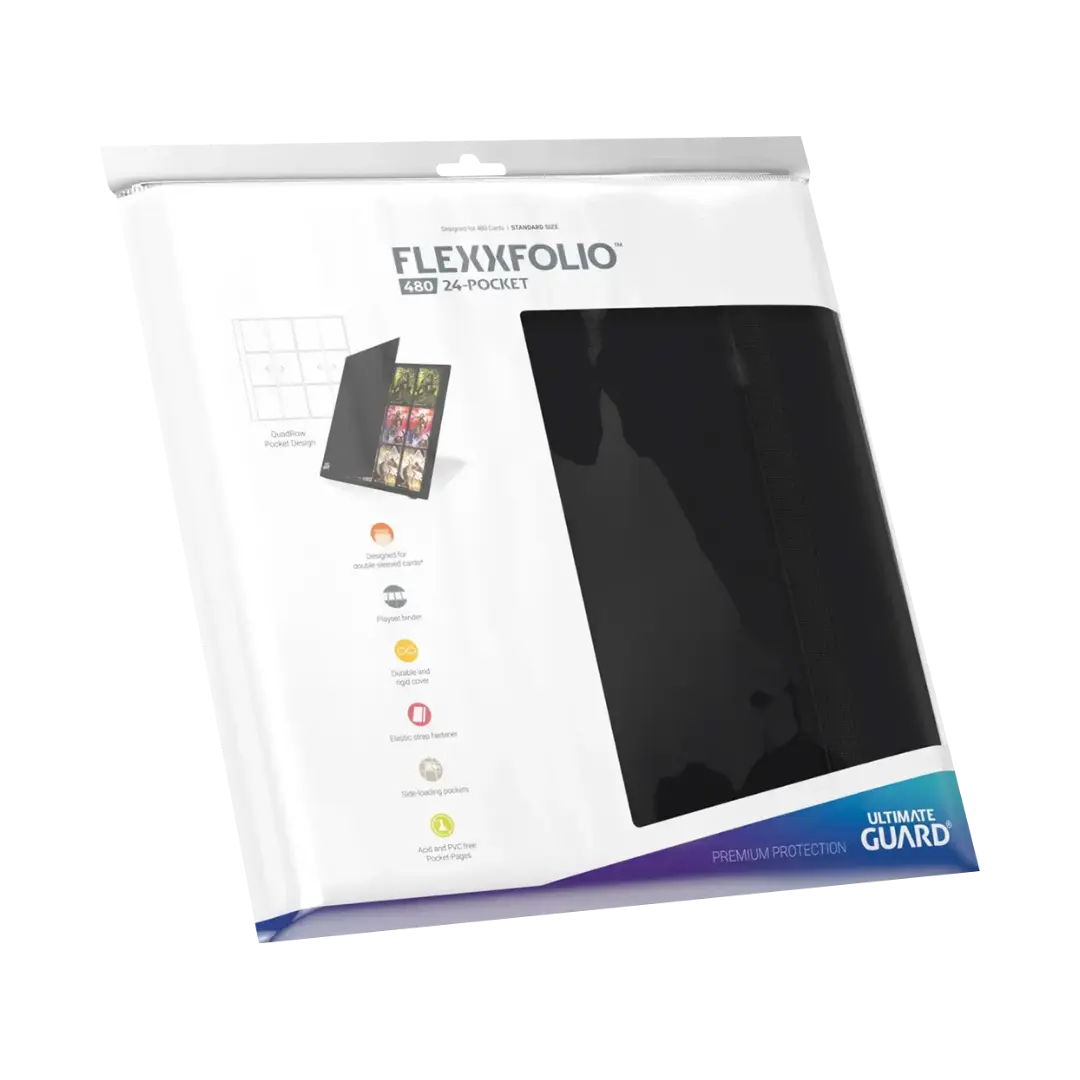 Ultimate Guard | Flexxfolio 480 | Quadrow (24-Pocket) Binder Schwarz