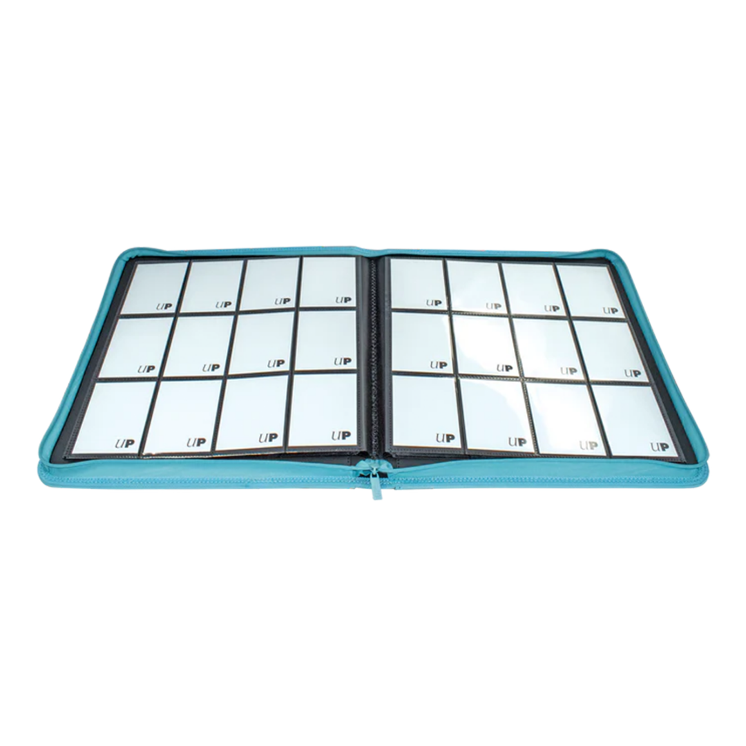 Ultra Pro | Vivid - Teal | 12-Pocket Zippered PRO-Binder
