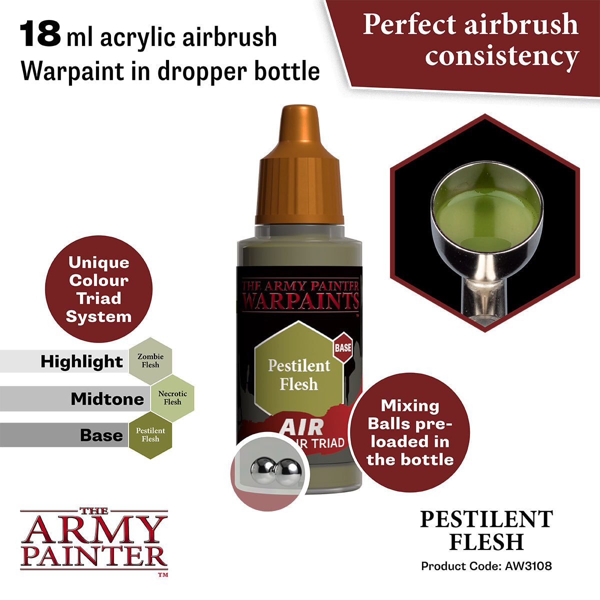 The Army Painter - Pestilent Flesh - Warpaints Air