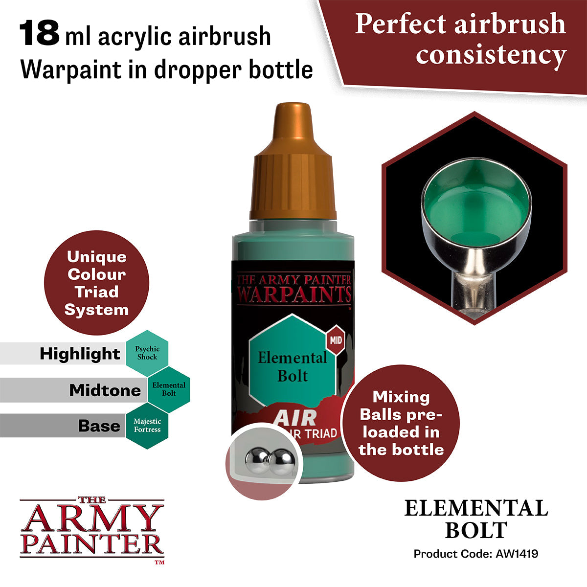 The Army Painter - Elemental Bolt - Warpaints Air