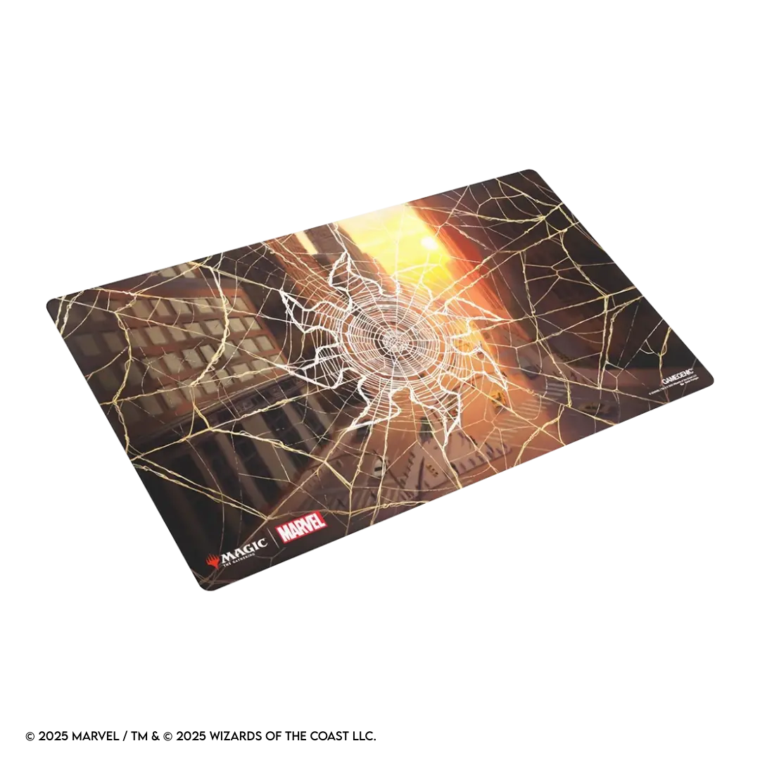Gamegenic | Magic: The Gathering - Spider-Man / Plains | Shiny Playmat
