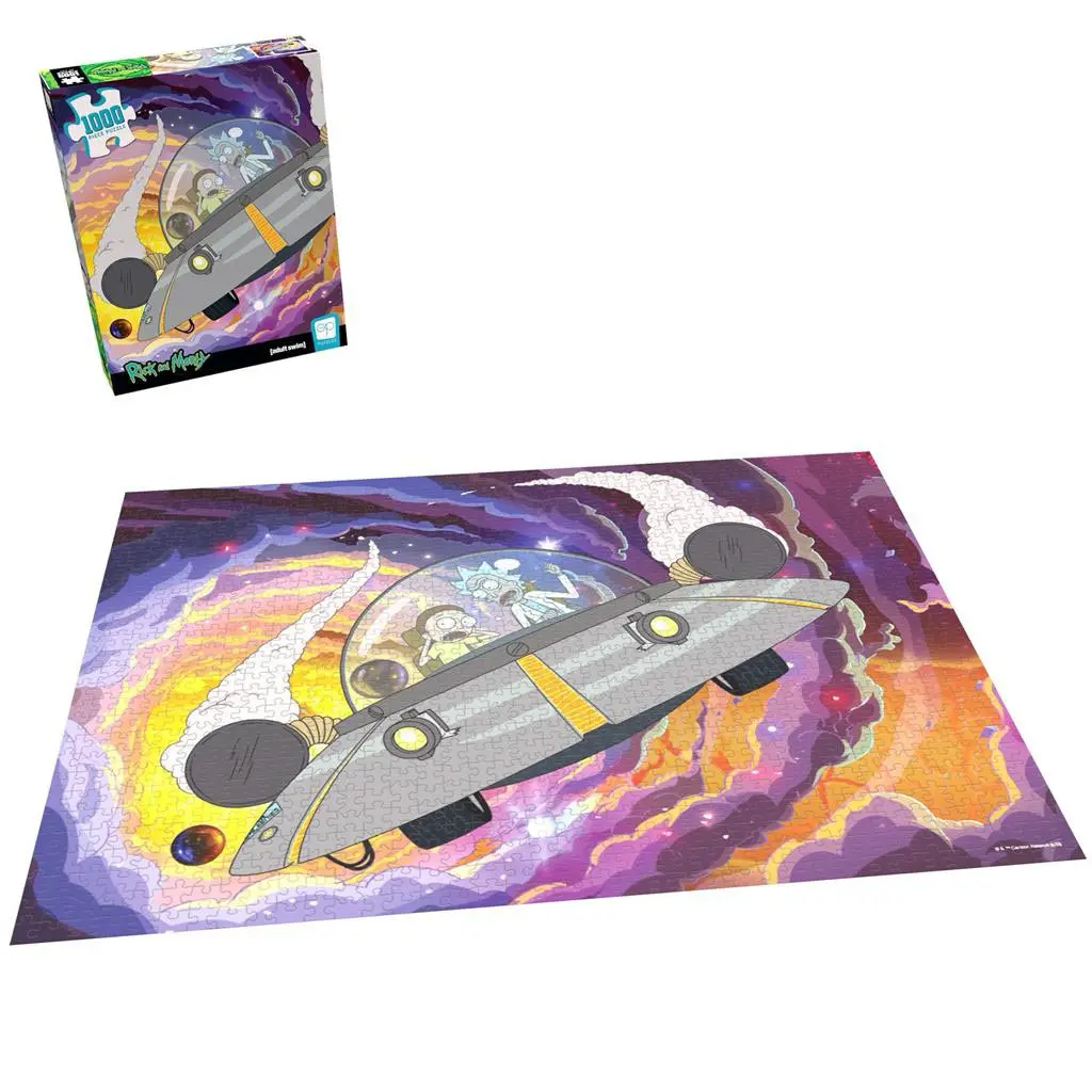 Usaopoly: Rick & Morty Outside World Puzzle 1000 pcs - Jigsaw Puzzles