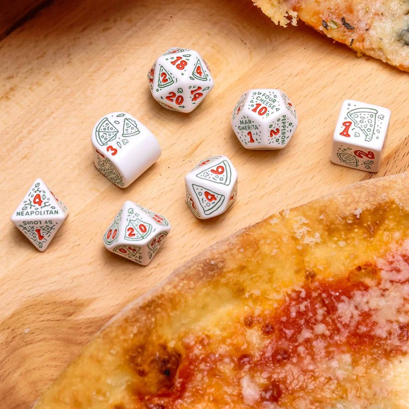 Q Workshop | Pepperoni | Pizza Dice Set
