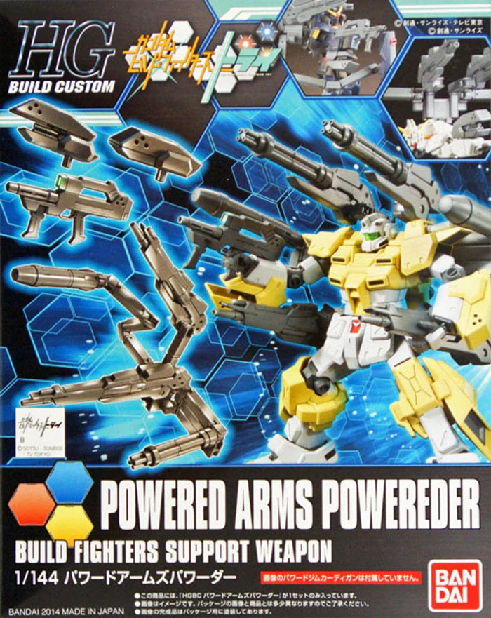 Bandai: HGBC Powered Arms Powereder Set – Zubehör für Gundam Modellbausätze (1/144)