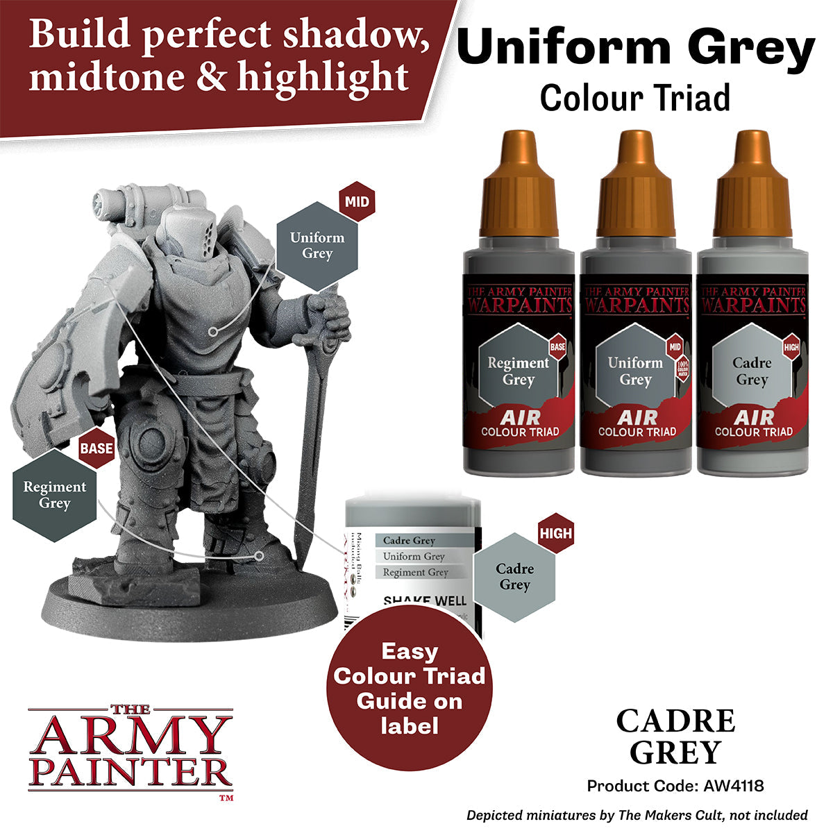 The Army Painter - Cadre Grey - Warpaints Air