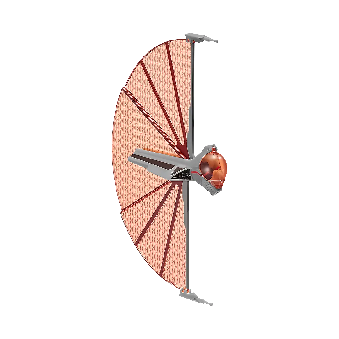 Jazwares: Star Wars - Ginivex C.S - Raumschiff 8cm (inklusive 1er Spielfigur)