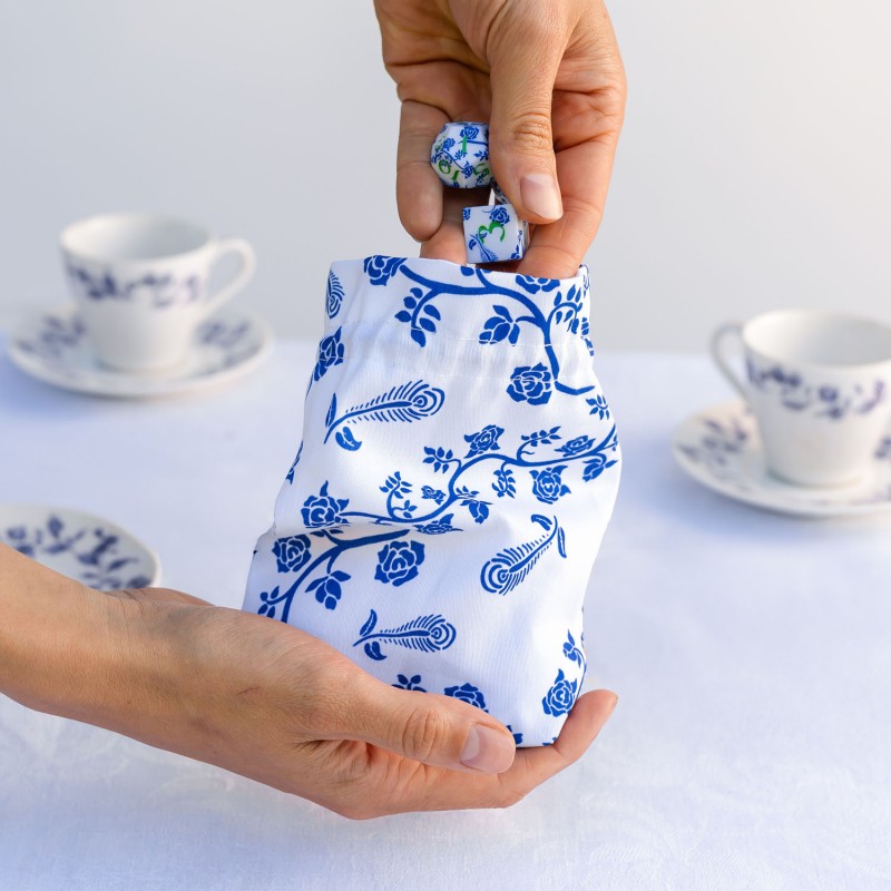 Q Workshop | Porcelain | Full Art Dice™ Pouch