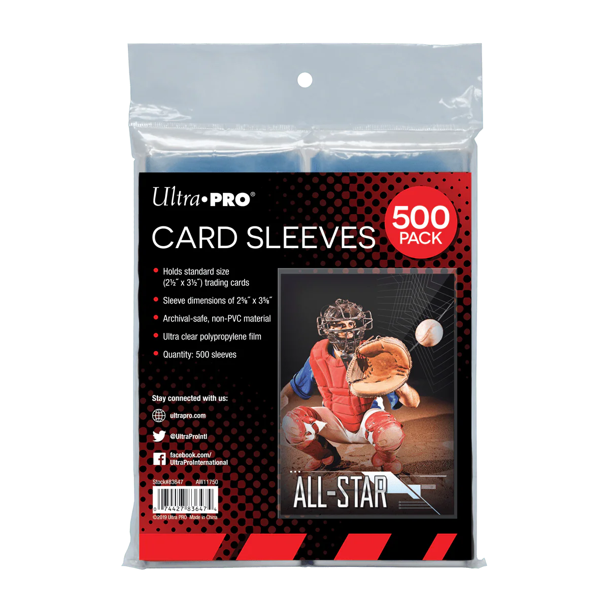 Ultra Pro - Soft Trading Card Penny Sleeves® (2.5" x 3.5") (500ct)