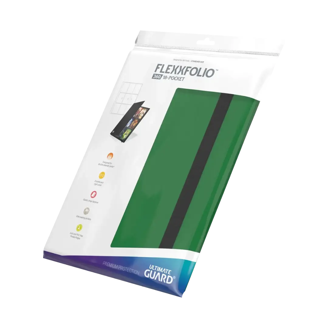 Ultimate Guard | Flexxfolio 360 | (18-Pocket) Binder Grün
