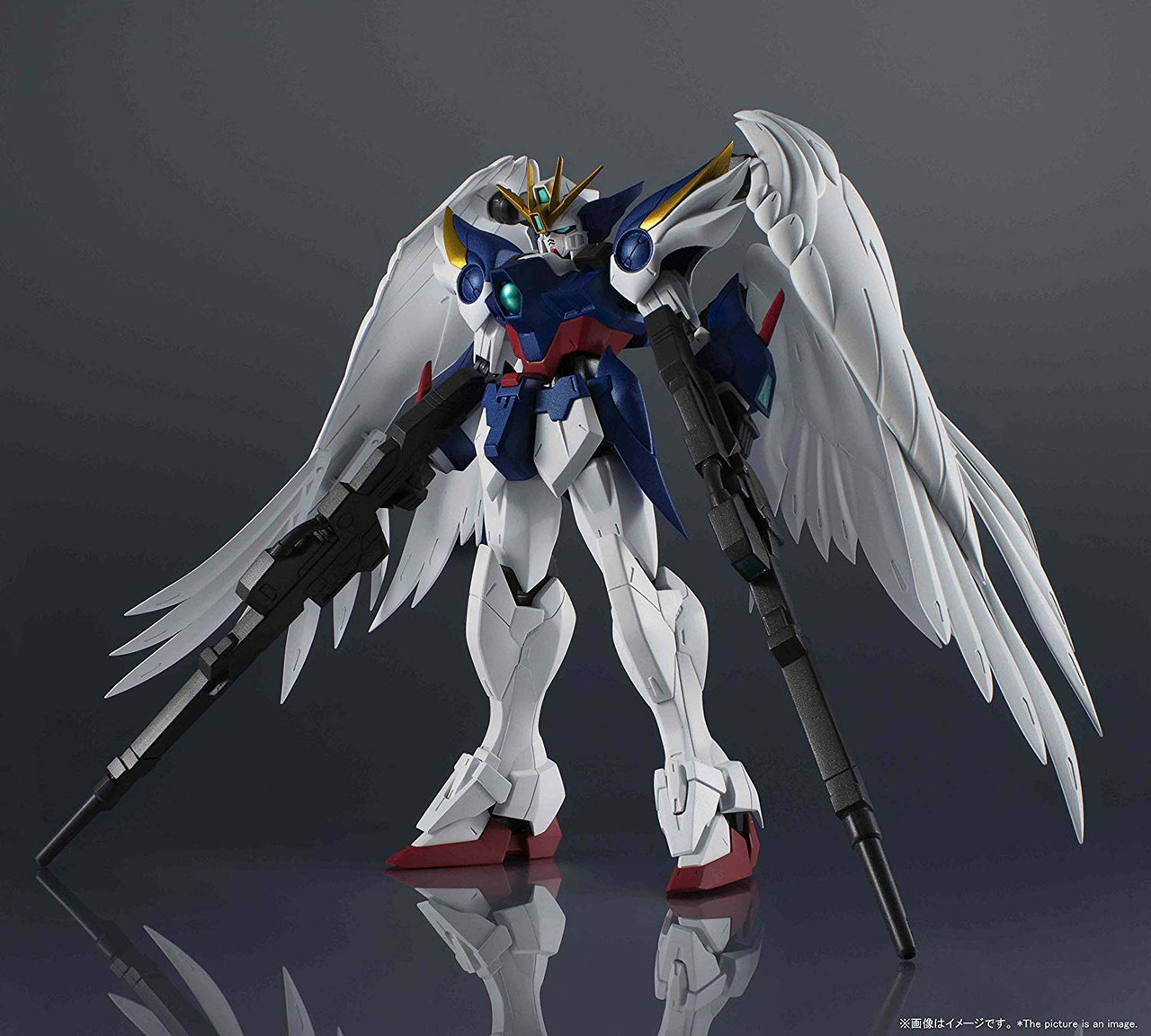 Tamashii Nations | XXXG-00W0 Wing Gundam Zero (Version A.N.I.M.E.) The Robot Spirits (13cm) | Gundam