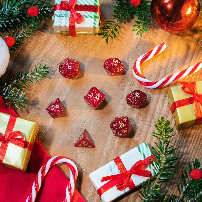 Q Workshop | 2022 Edition | Christmas Dice Set