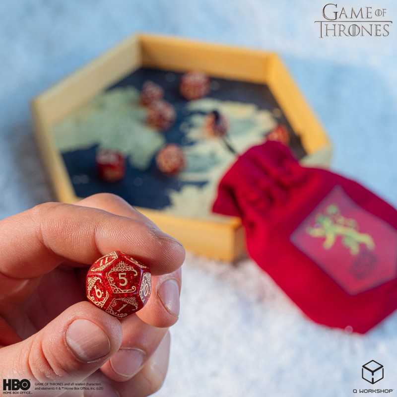 Q Workshop | Lannister | Game Of Thrones Dice Set