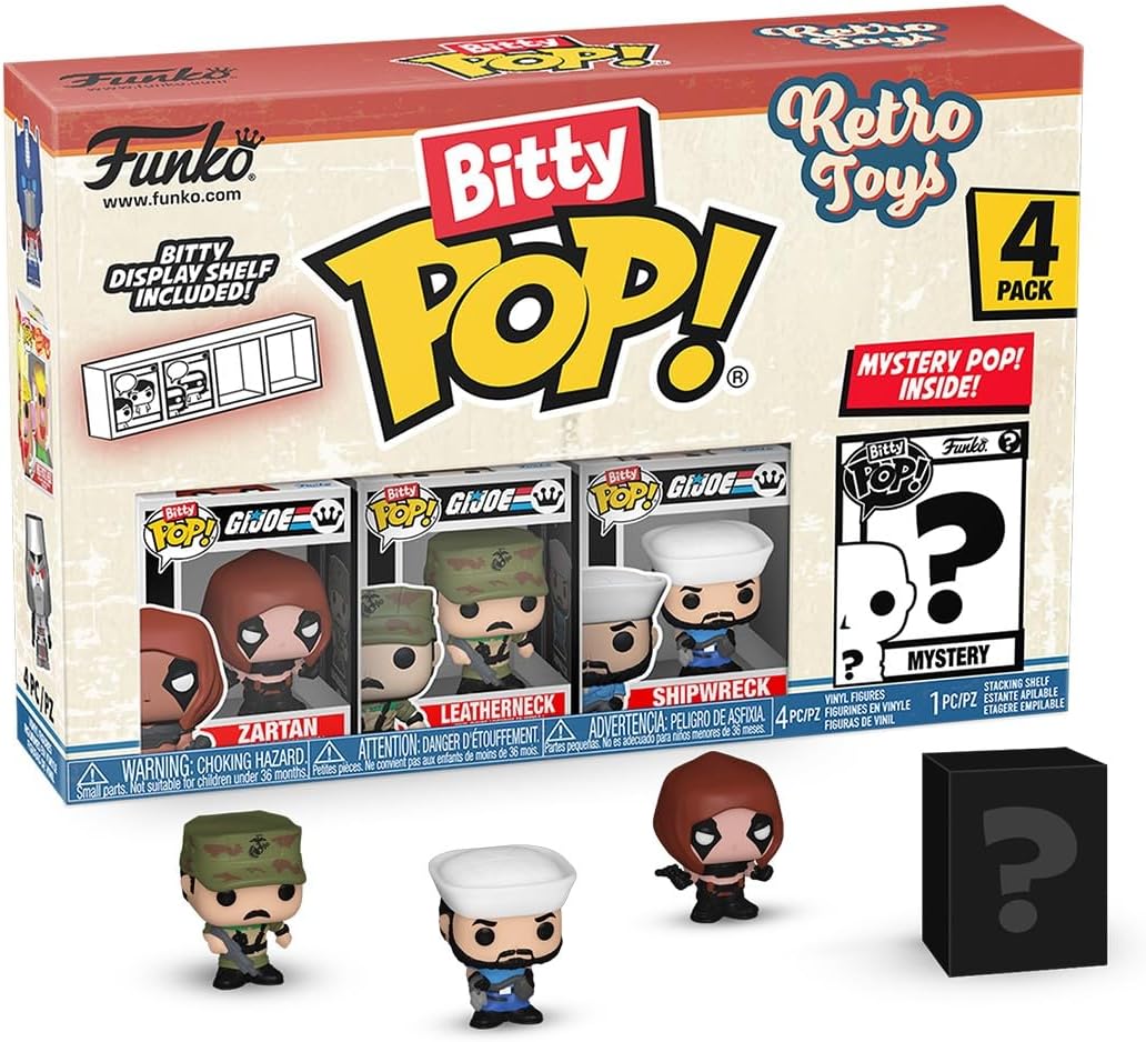 Bitty Pop!: GI Joe - Retro Toys 4-Pack