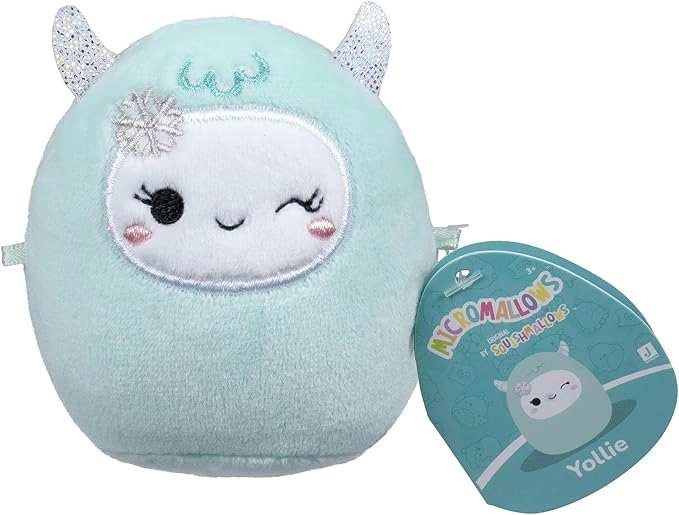 Jazwares | Squishmallows Micromallows: Carl, Yollie, Javari & Tudor | 4er Set Plush (6cm)